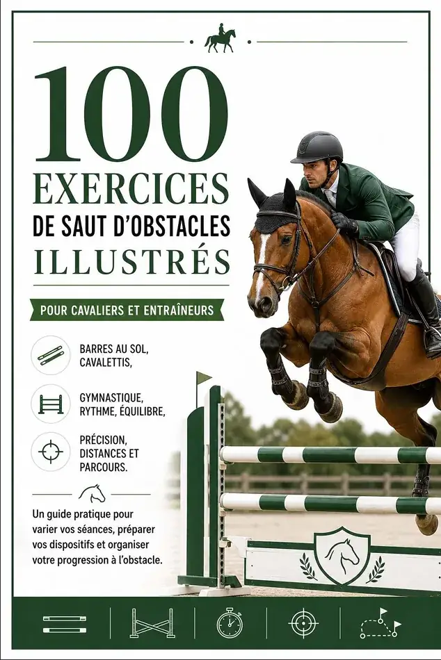 Page du guide 100 exercices de saut d'obstacles illustrés — 1
